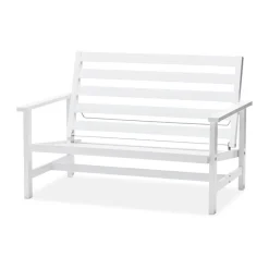 Sofá 08, Blanco, 2 plazas