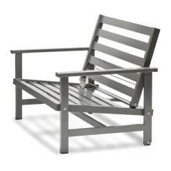 Sofá 08, Gris, 2 plazas