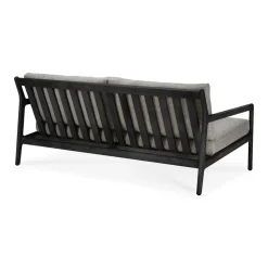 Sofá 2 plazas Jack outdoor teca lacado, Mocha