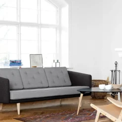 Sofá 3 plazas No 1, Remix 173 - remix 123 - patas de roble