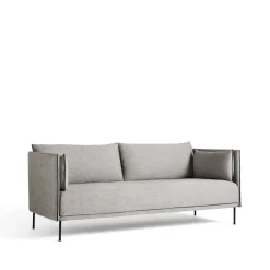 Sofá 2 plazas Silhouette, Ruskin 33-patas de metal negras