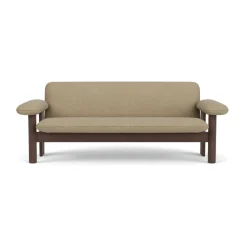 Sofá Brasilia 2 plazas, Dark oak-Audo Bouclé 02