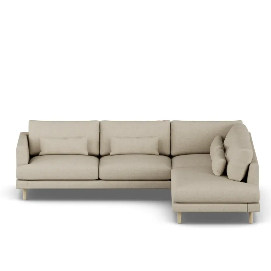 Sofá Bredhult, Bern Beige 0341-roble blanco aceitado, 3 plazas A1