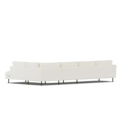 Sofá Bredhult, Jump Off White 1954-acero negro, 4 plazas B1