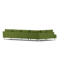 Sofá Bredhult, Luiza Green 3975-roble blanco aceitado, 4 plazas B2