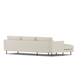 Sofá Bredhult, Same Beige 6670-acero negro, 2,5 plazas C2