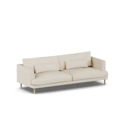 Sofá Bredhult, Same Beige 6670-roble blanco aceitado, 3 plazas