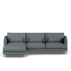 Sofá Bredhult, Same Blue 6678-roble blanco aceitado, 2,5 plazas C2