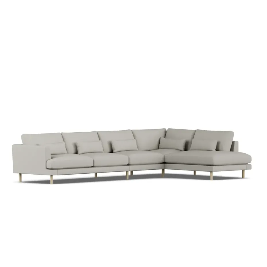 Sofá Bredhult, Same Grey 6673-roble blanco aceitado, 4 plazas B1