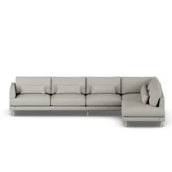 Sofá Bredhult, Same Grey 6673-roble blanco aceitado, 4 plazas B1