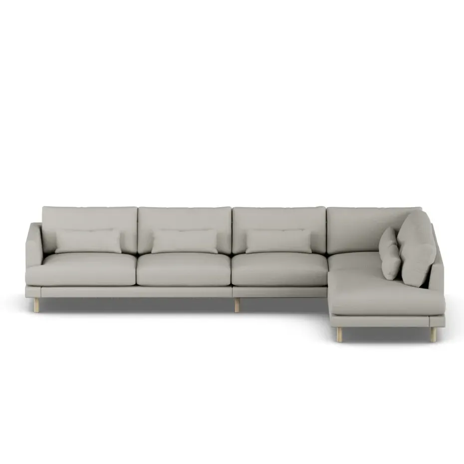 Sofá Bredhult, Same Grey 6673-roble blanco aceitado, 4 plazas B1