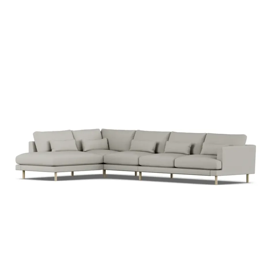 Sofá Bredhult, Same Grey 6673-roble blanco aceitado, 4 plazas B2