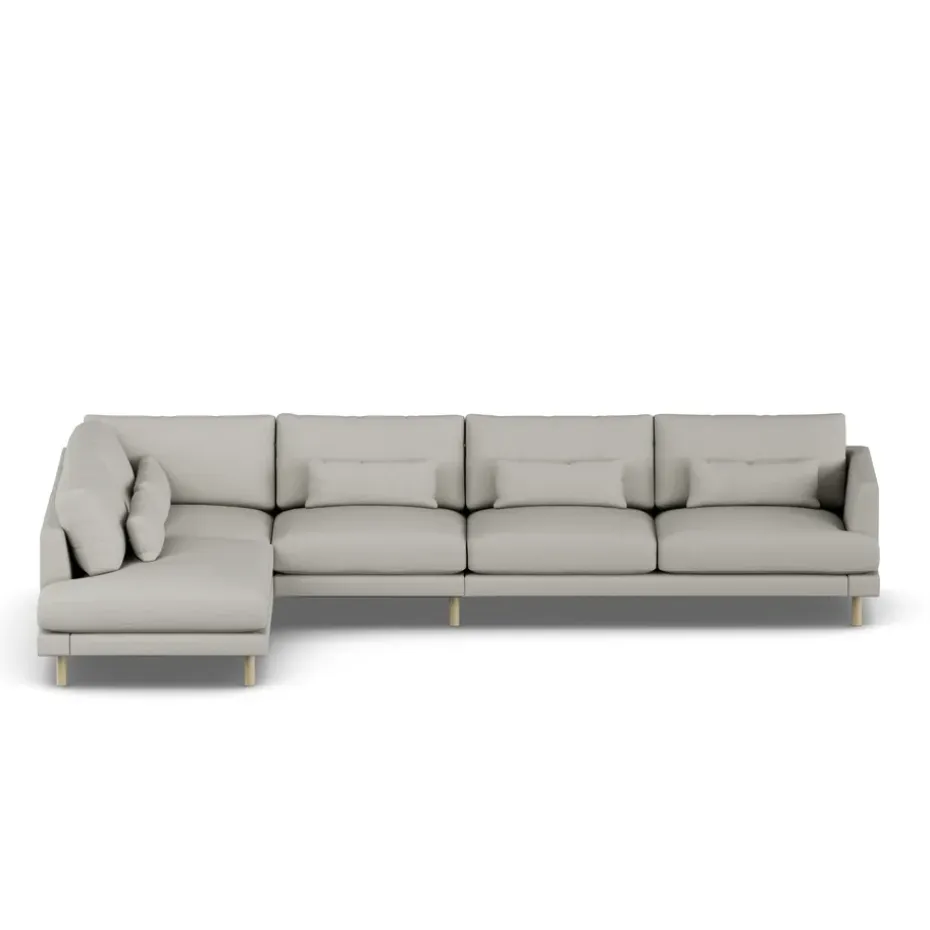 Sofá Bredhult, Same Grey 6673-roble blanco aceitado, 4 plazas B2