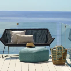 Sofá Breeze 2 plazas weave, Black