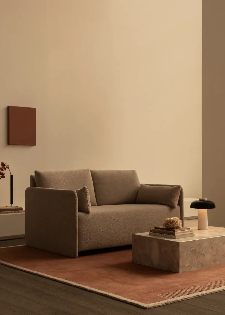 Sofá cama Offset 2 plazas, Baru 0450 Gold