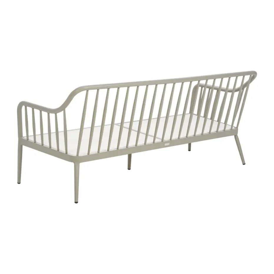 Sofá Coleville, Khaki-burlap beige, 3 plazas