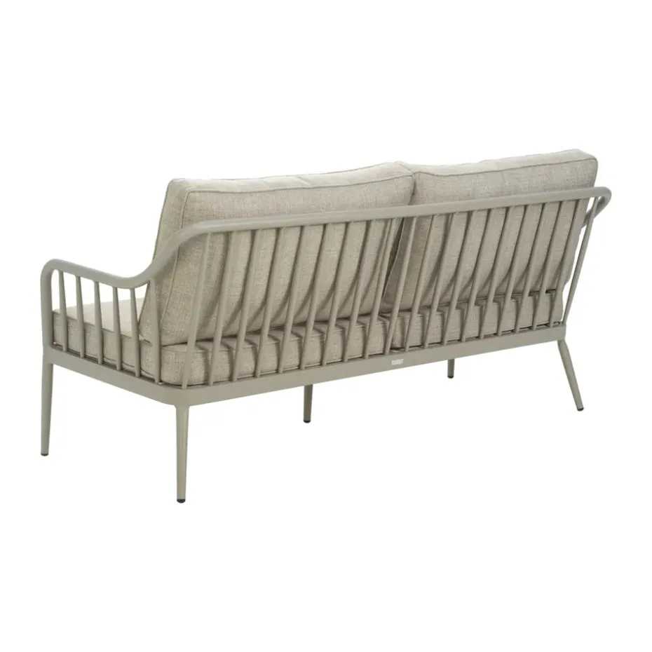 Sofá Coleville, Khaki-burlap beige, 3 plazas