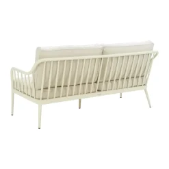 Sofá Coleville, Pearl white-dot beige, 3 plazas