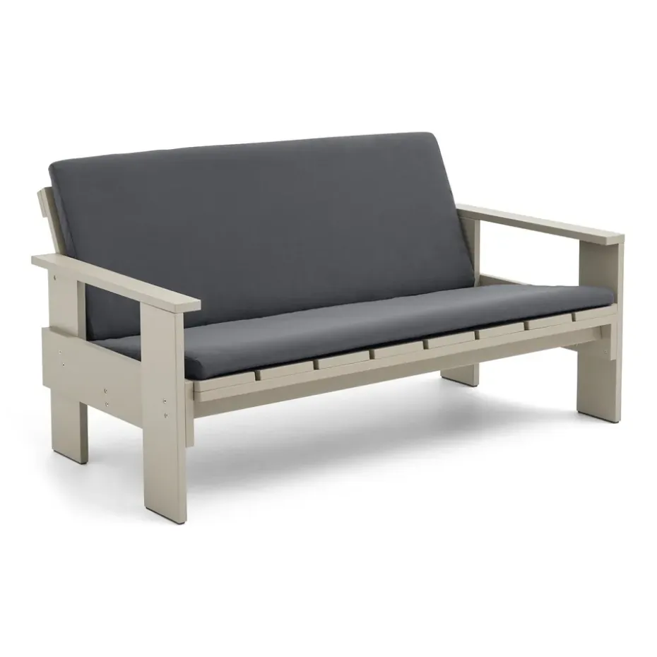 Sofá Crate Lounge de pino lacado, Niebla de Londres