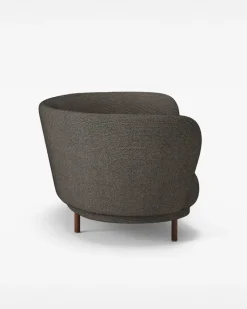 Sofá de 2 plazas Dandy, Nogal-Sacho Safire 001