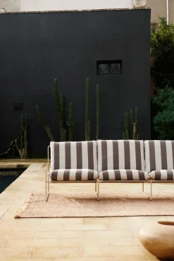 Sofá de 3 plazas Desert, Cash stripe-chocolate