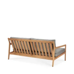 Sofá de 2 plazas Jack outdoor teak, Mocha