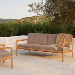 Sofá de 2 plazas Jack outdoor teak, Mocha