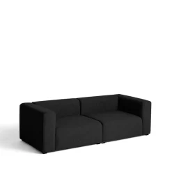 Sofá de 2,5 plazas Mags, tejido Hallingdal 65 190 negro