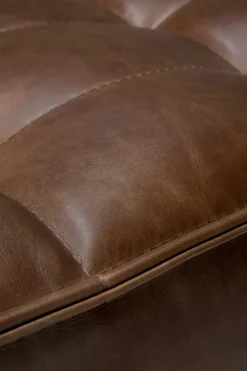 Sofá de 2 plazas N701, Cuero Chestnut