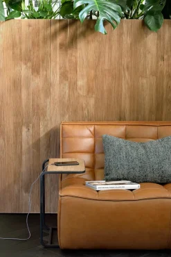 Sofá de 3 plazas N701, Cuero old saddle