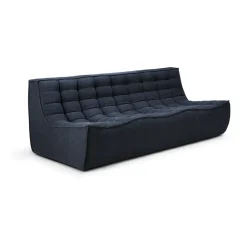 Sofá de 3 plazas N701, Graphite Eco