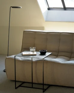 Sofá de 2 plazas N701, Tela beige