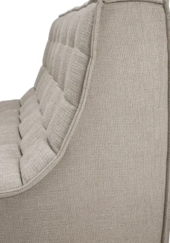 Sofá de 2 plazas N701, Tela ecru beige