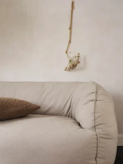 Sofá de 2 plazas Nesten, Natural