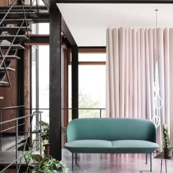 Sofá de 3 plazas Oslo, Steelcut 180-Dark grey