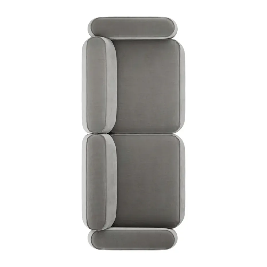 Sofá de 2,5 plazas Patch, Atlantis 18 Mole