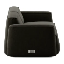 Sofá de 2,5 plazas Patch, Linara 90 Espresso