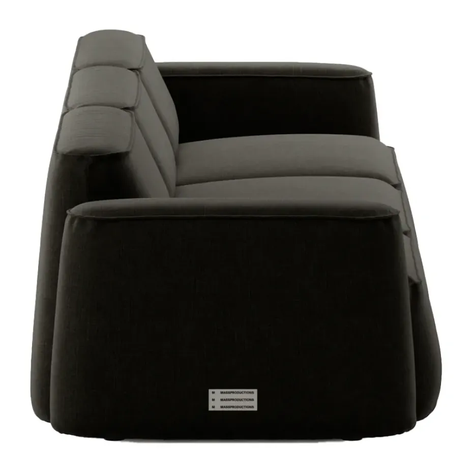 Sofá de 3 plazas Patch, Linara 90 Espresso