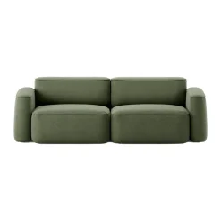 Sofá de 2,5 plazas Patch, Linara 100 Tarragon