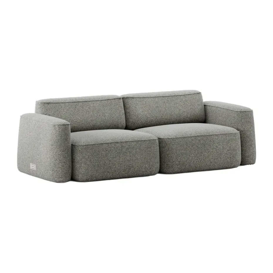 Sofá de 2,5 plazas Patch, Spiral 23 Monochrome