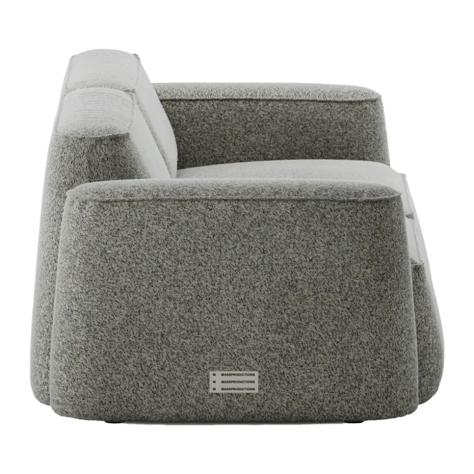 Sofá de 2,5 plazas Patch, Spiral 23 Monochrome