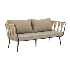 Sofá de 2,5 plazas Pavone, Brown