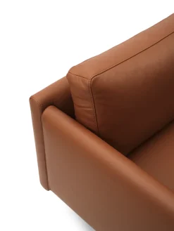 Sofá de 2 plazas Rar, Omaha leather cognac