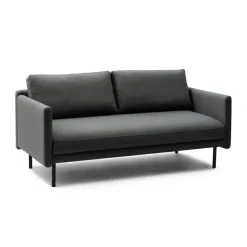 Sofá de 2 plazas Rar, Re-Born dark grey