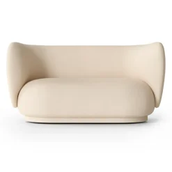 Sofá de 2 plazas Rico, Brushed offwhite