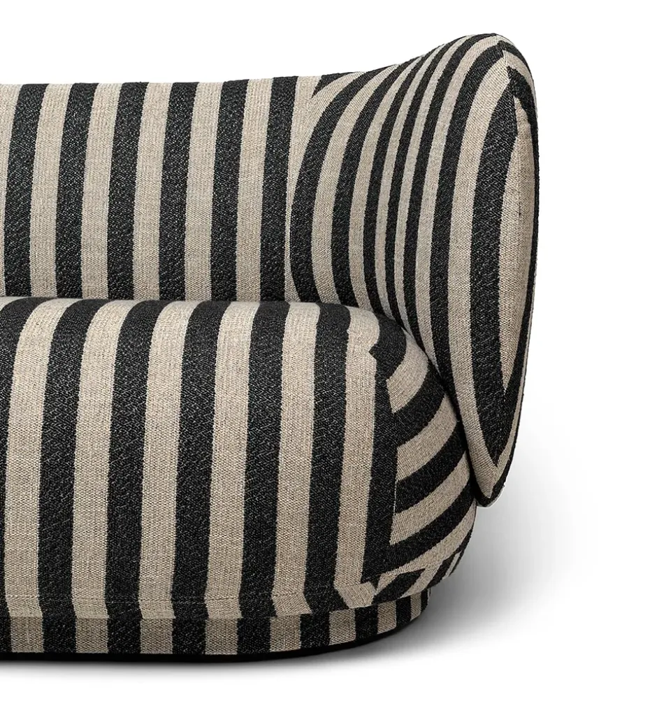 Sofá de 2 plazas Rico, Louisiana sand black