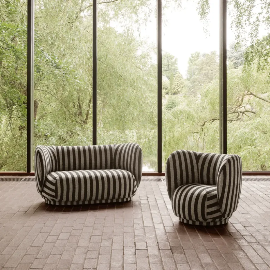 Sofá de 2 plazas Rico, Louisiana sand black