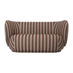 Sofá de 2 plazas Rico, Louisiana, Sand-chocolate