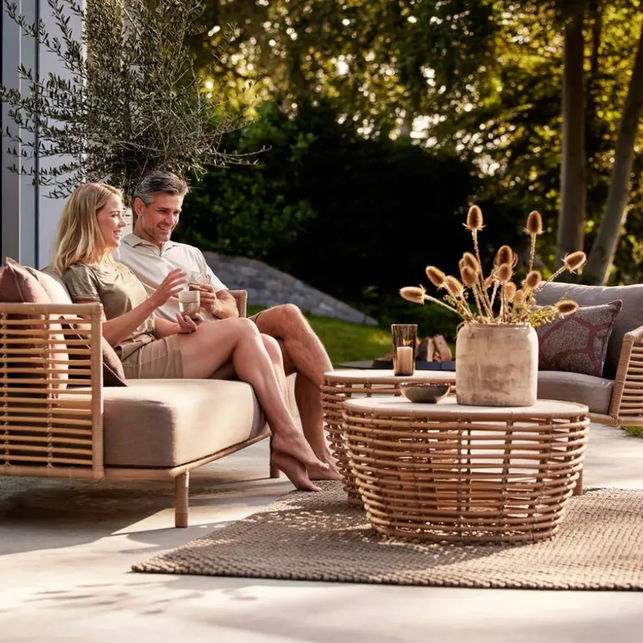 Sofá de 3 plazas Sense weave, AirTouch taupe