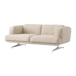 Sofá Inland AV22 2 plazas, Clay 0011-polished aluminium